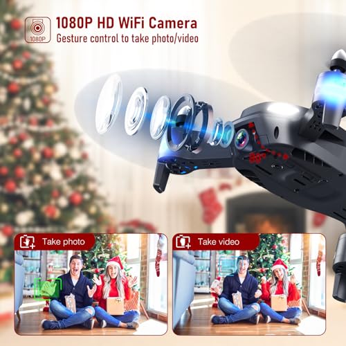 Foldable Drone with 1080P HD Camera - Wipkviey T26