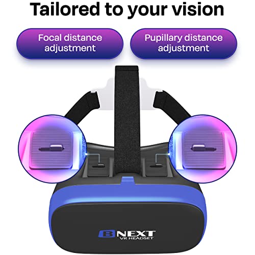Universal 3D VR Headset for Mobile Gaming and Movies