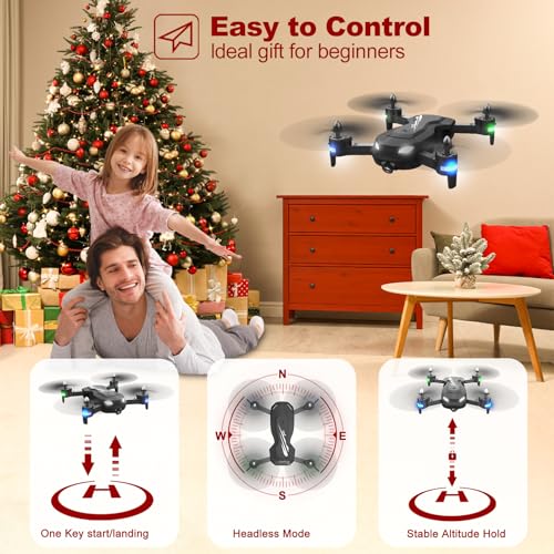 Foldable Drone with 1080P HD Camera - Wipkviey T26