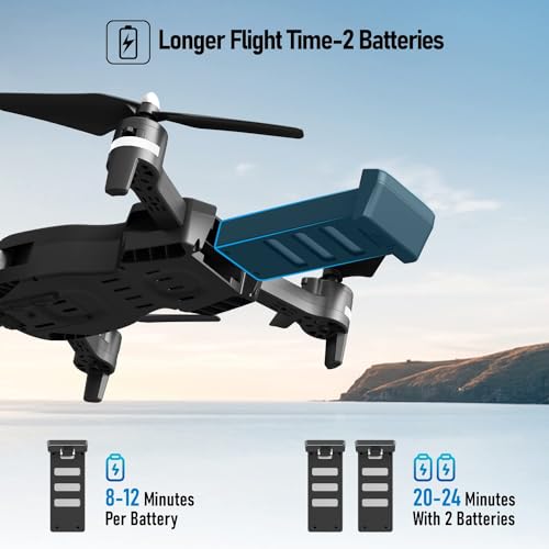 Foldable Drone with 1080P HD Camera - Wipkviey T26