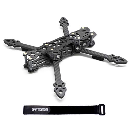 Carbon Fiber Racing Drone Frame Kit with Battery Strap