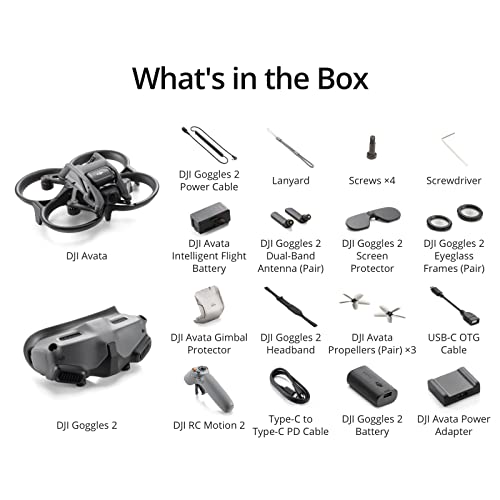 DJI Avata Pro-View Combo Drone - 4K Video