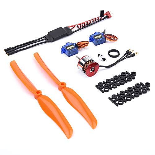 RC Plane Pack: Motor, ESC, Servos & Propeller