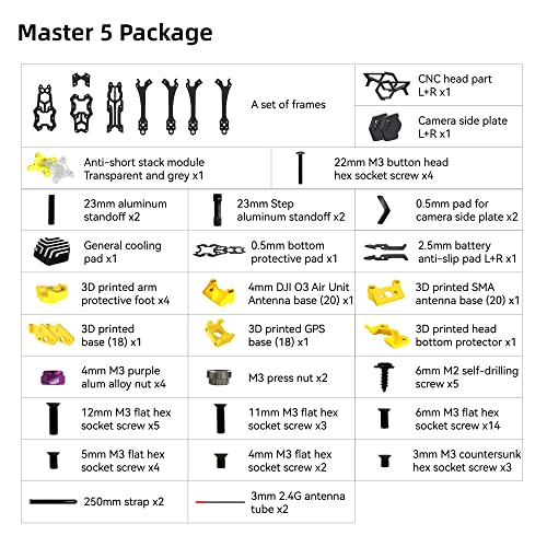 SpeedyBee 5-Inch Racing Quad Kit with Anti-shock Structure