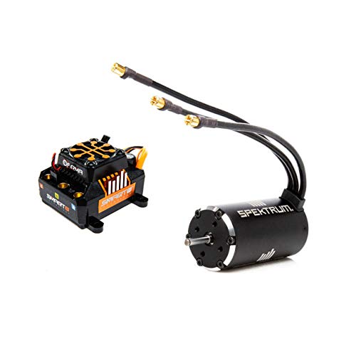 Spektrum 160A Brushless Smart Motor Combo, Black