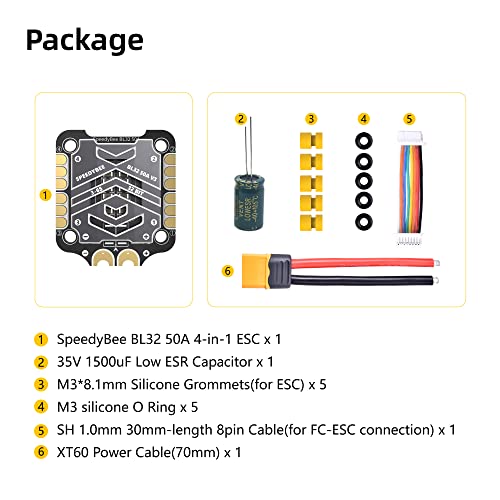 SpeedyBee 50A 4in1 ESC for FPV Drones