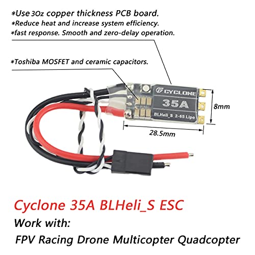 35A BLHeli_S ESCs for Racing Drones