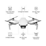 Ultralight DJI Mini 2 Fly More Combo Drone