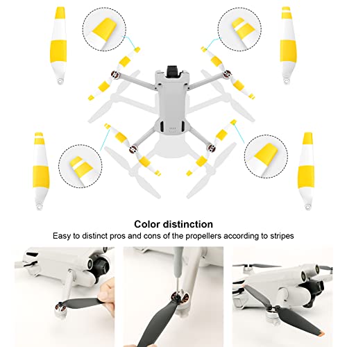 O'woda Mini 3 Pro Propellers (8 pcs) - Yellow