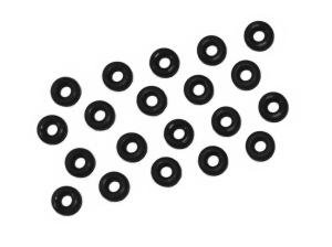 20 Soft Rubber O-Rings for FPV Drones