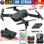 Foldable RC Drone with 3 Batteries and 4K Camera