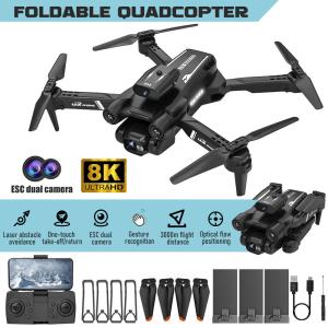 Dual Camera RC Drone with 8K HD (8 words)