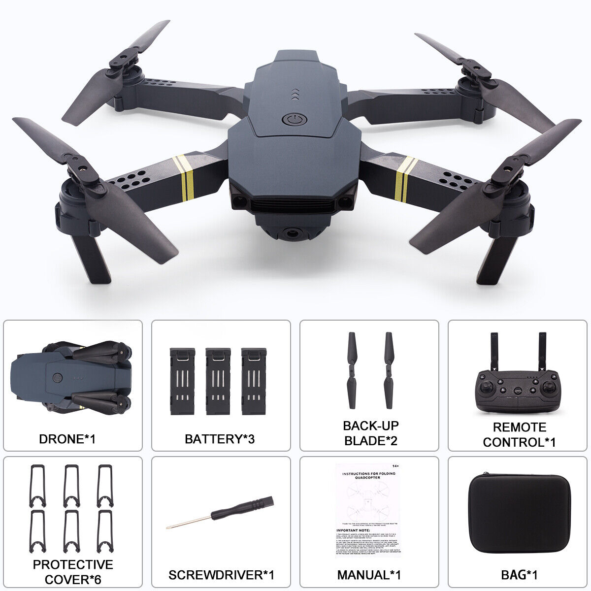 Foldable A6 GPS FPV Drone with 4K Camera