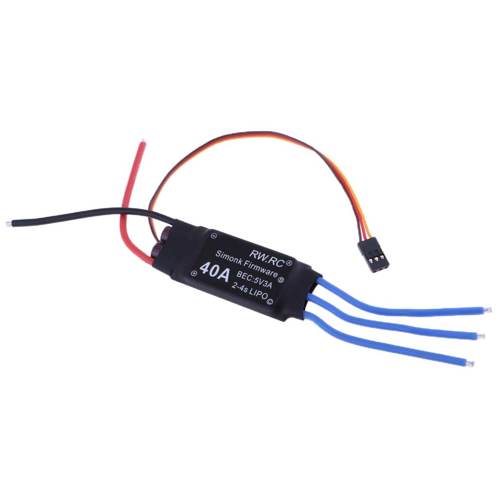 40A Brushless Motor Speed Controller for Racing Drones