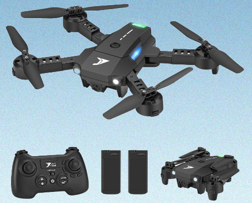 Foldable Mini Pocket Drone Toy - remote-controlled