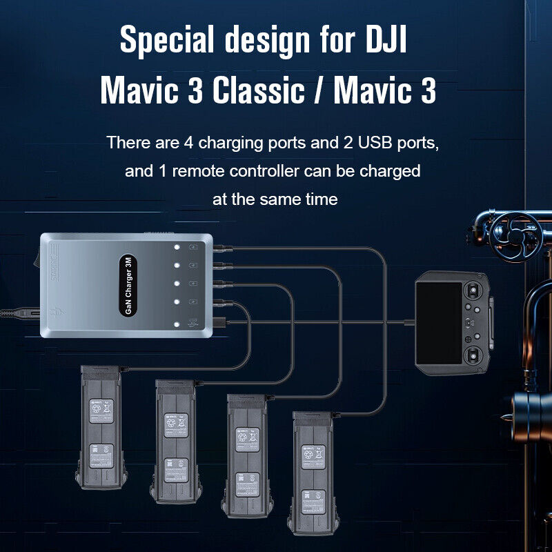 Mavic 3 Drone 120W Charger Hub