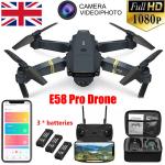 Foldable 4K HD WiFi Drone with 3 Batteries