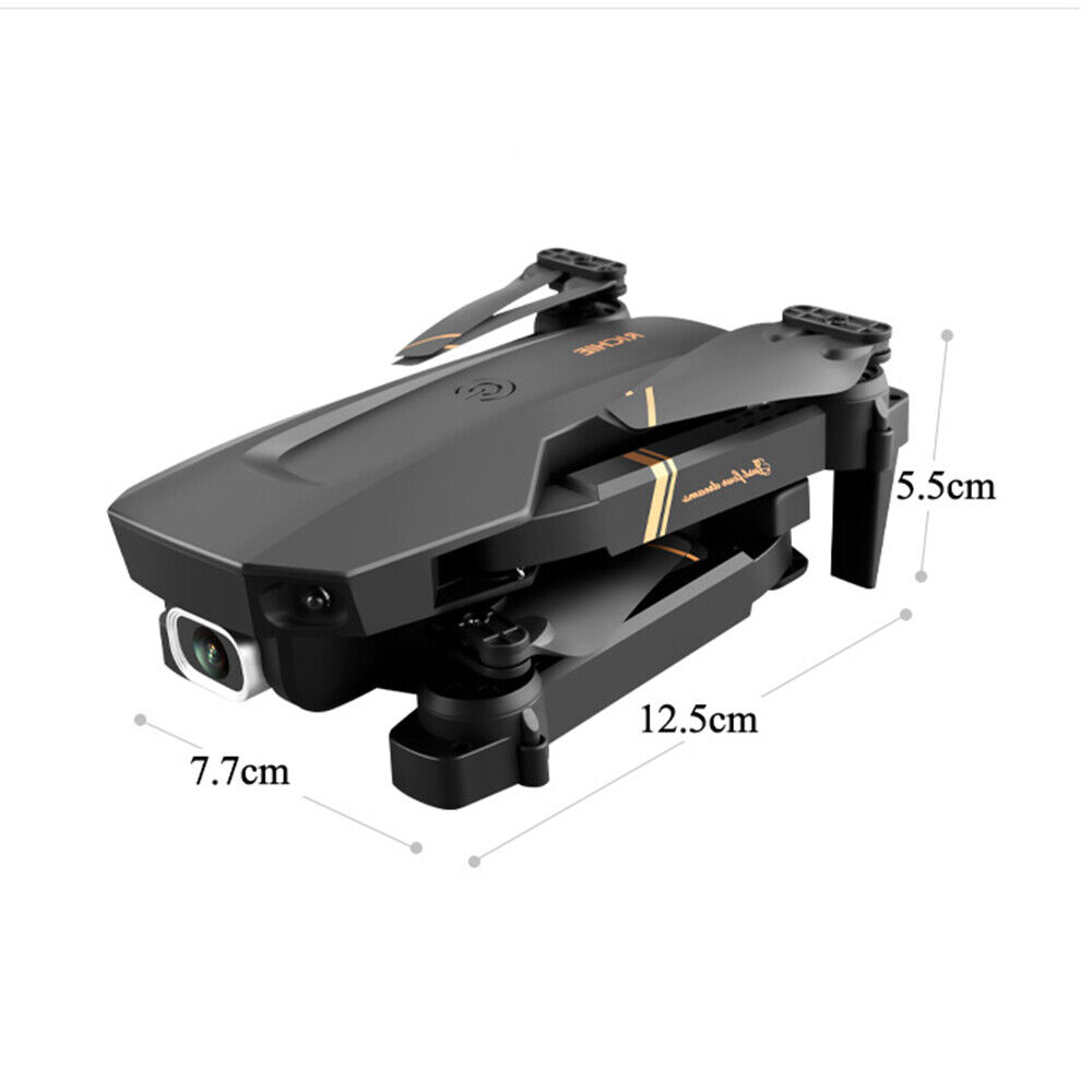 Foldable 4K HD Drone with 3 Batteries
