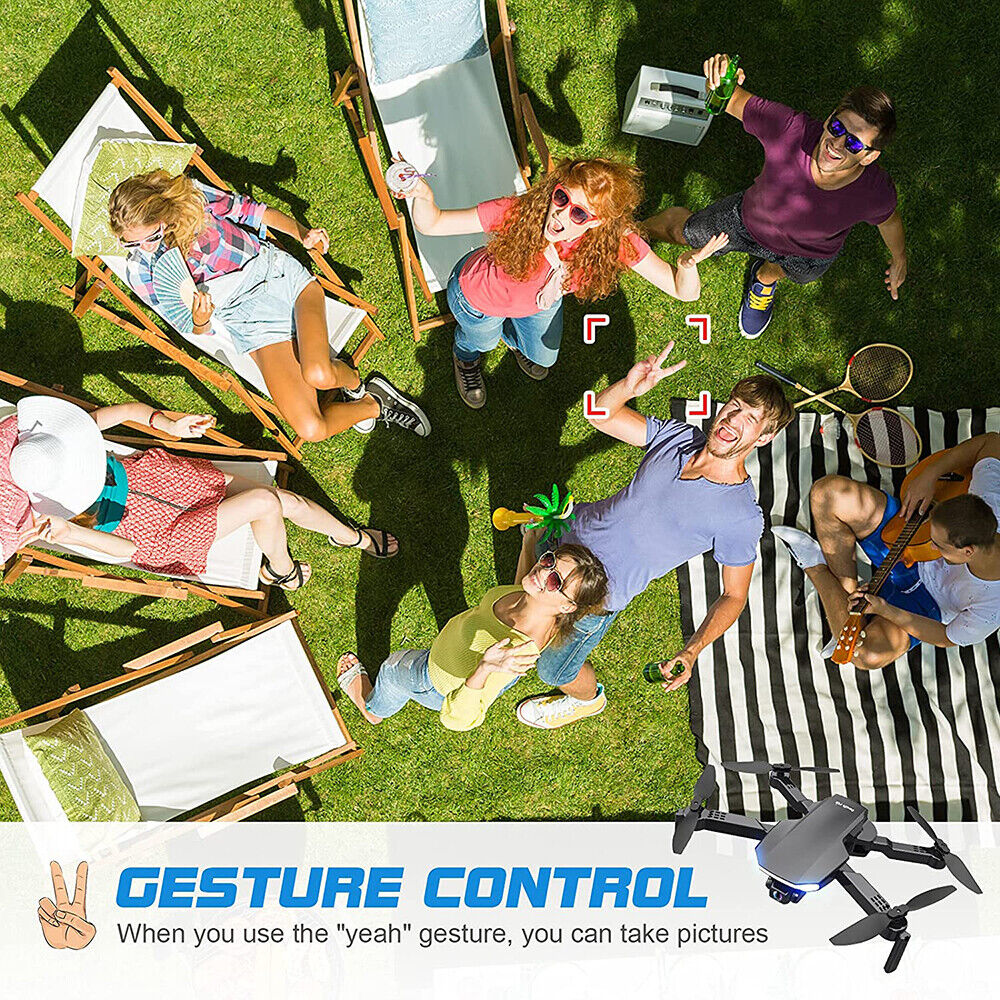 Foldable Dual Camera 4K HD Drone