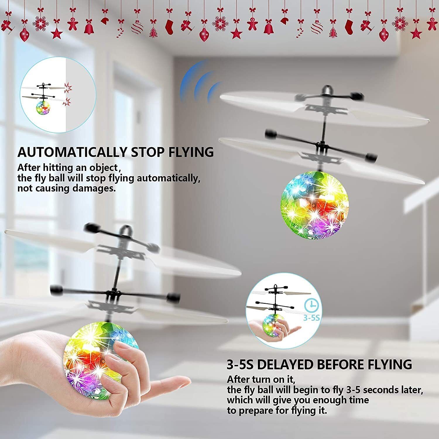 Disco Ball Drone with Remote Control for Kids