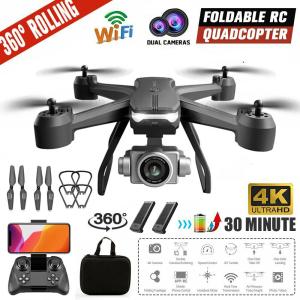 Foldable RC Quadcopter with 3 Batteries & 4K Camera
