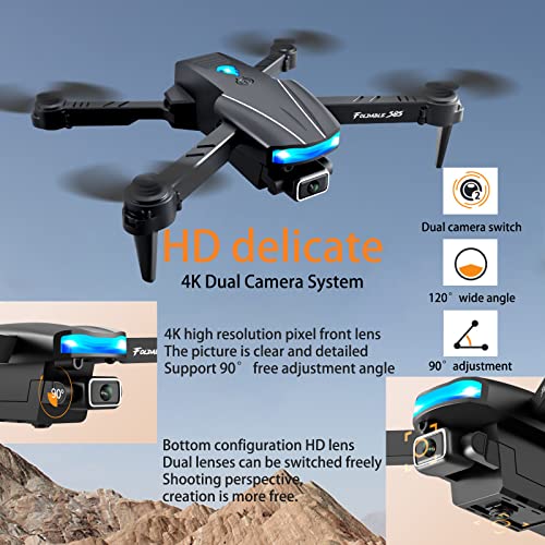 4K Camera Drones with Obstacle Avoidance & VR Glasses
