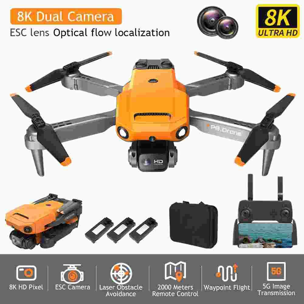 8K Dual Camera GPS Drone with Follow Me