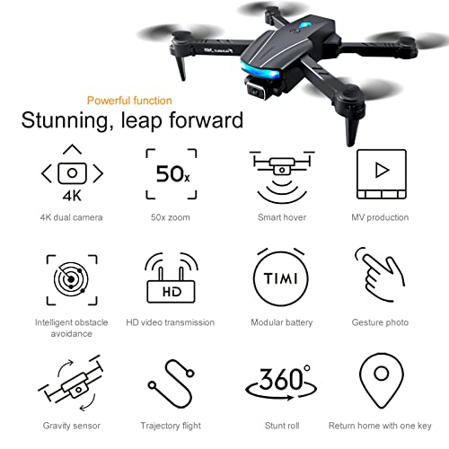 4K Camera Drones with Obstacle Avoidance & VR Glasses