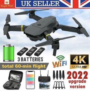 Foldable Drone X Pro with 3 Batteries