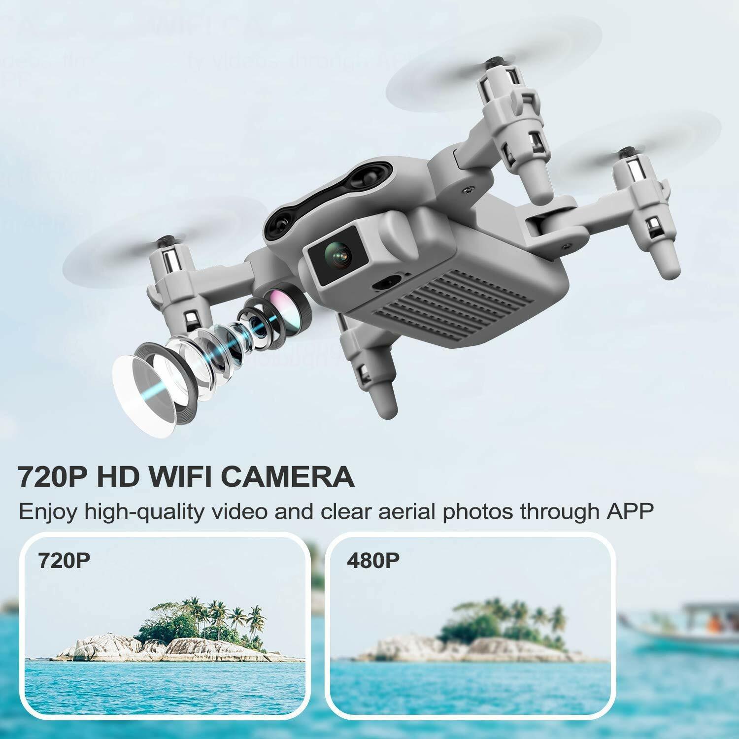Foldable Dual Camera RC Drone with 4K HD