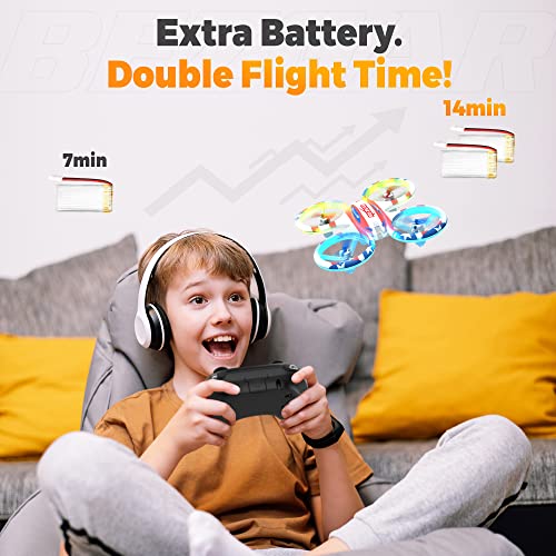 BEZGAR Mini LED Drone for Kids
