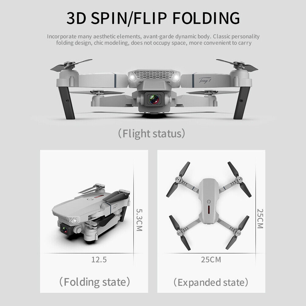 Dual Camera 4K Drone with GPS and WIFI