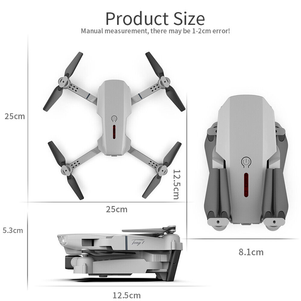 Foldable 4K Dual Camera FPV Drone
