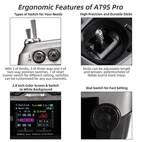Radiolink AT9S Pro Radio Transmitter and Receiver