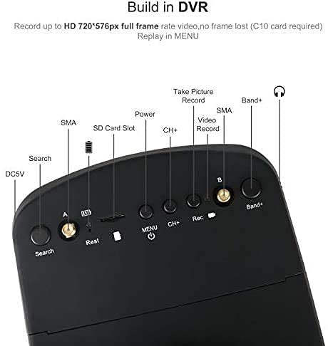 5" Diversity FPV Goggles with DVR