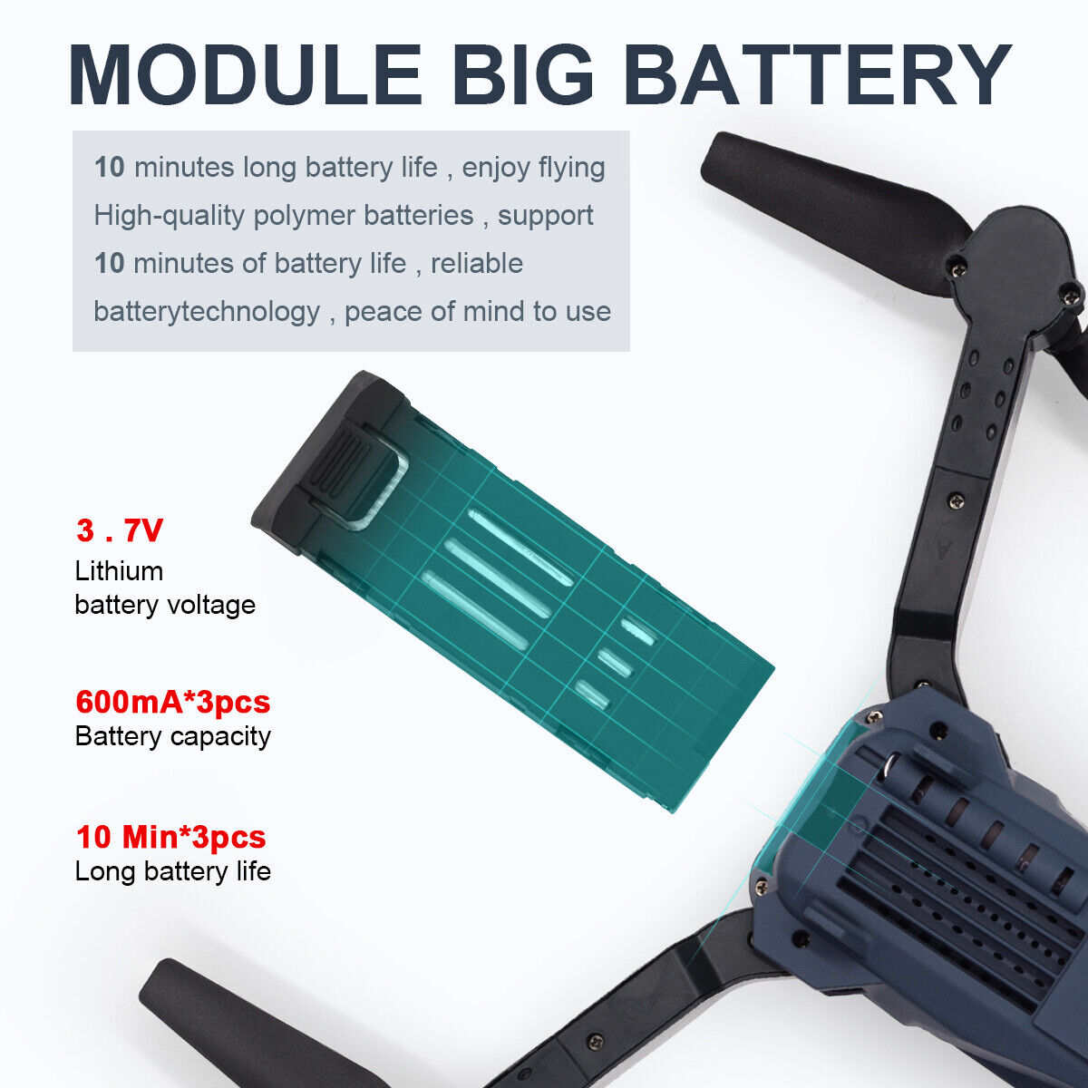 Foldable Dual Camera 4K Drone with GPS