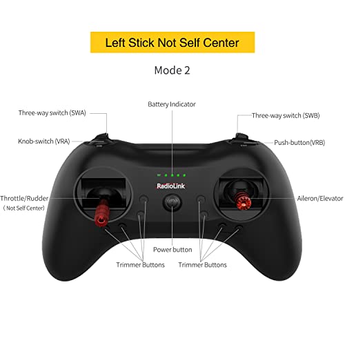 8-Channel RC Transmitter with Receiver and Remote