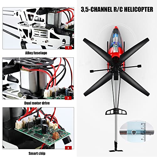 Large Resistant RC Helicopter with LED Light