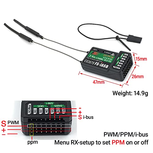 Flysky FS-i6 6ch RC Transmitter for Drones