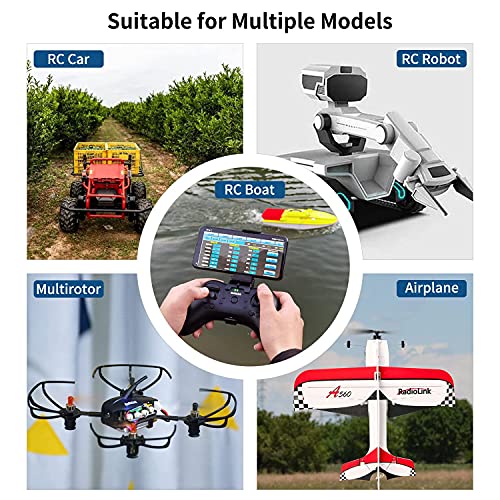 8-Channel RC Transmitter with Receiver and Remote