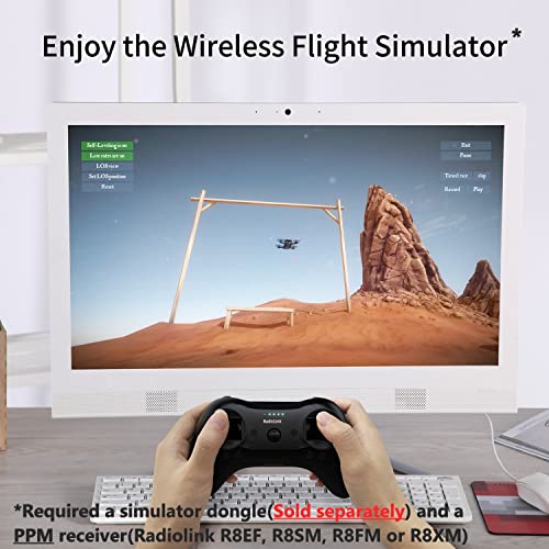 8-Channel RC Transmitter with Receiver and Remote