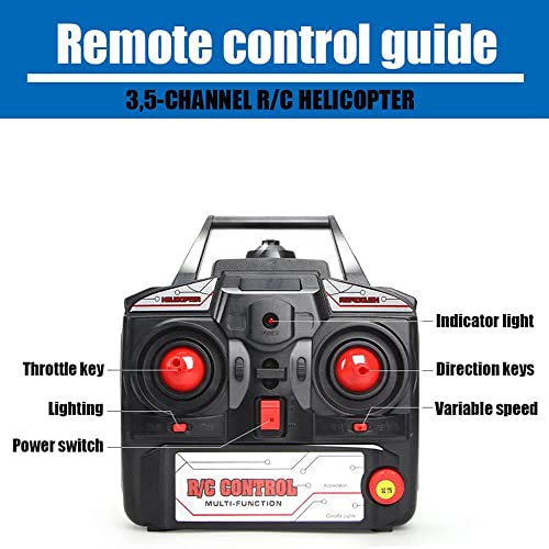 Large Resistant RC Helicopter with LED Light