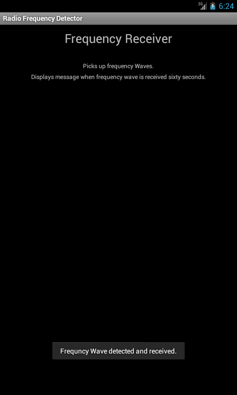 Radio Frequency Detector