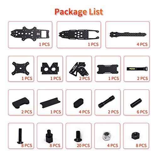 Avenger 215 Drone Frame - Carbon Fiber