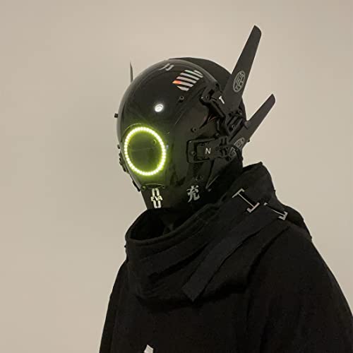 LED Punk Helmet Mask for Cosplay Parties