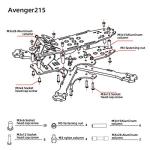 Avenger 215 Drone Frame - Carbon Fiber
