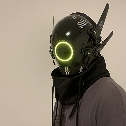 LED Punk Helmet Mask for Cosplay Parties