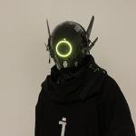 LED Punk Helmet Mask for Cosplay Parties