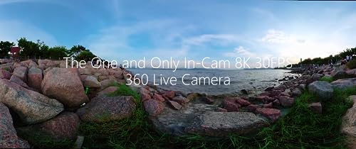 8K 360° Camera for Live Streaming & Vlogging