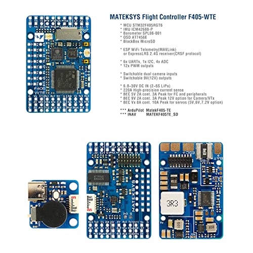 Matek F405 WTE FC with OSD & SD Slot
